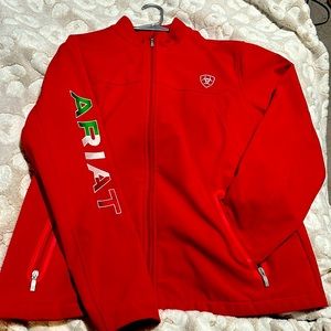 Red Mexican Flag Ariat jacket